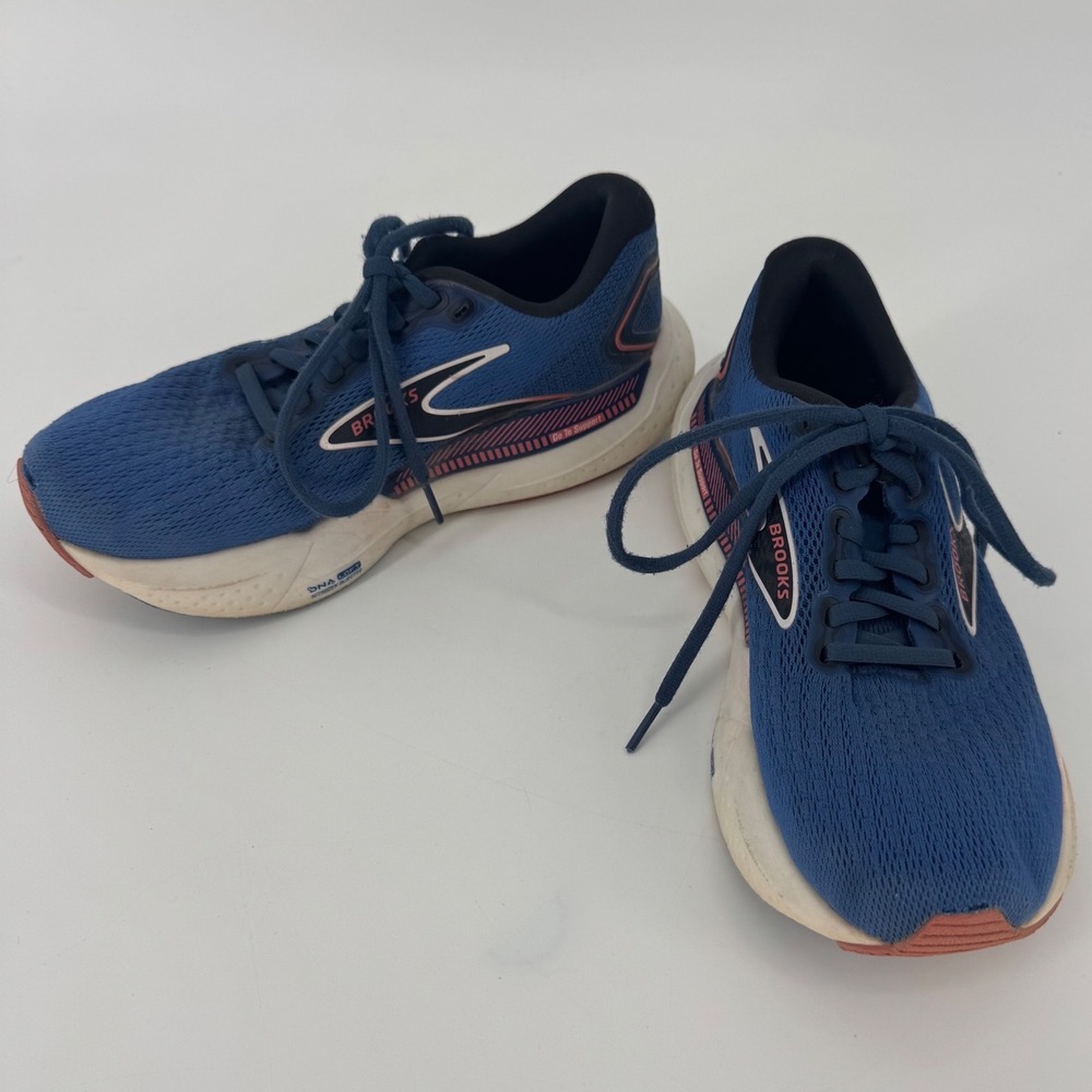 Brooks Glycerin GTS 21 Women Running Shoes 8.5 Blue DNA LOFT Support Sneaker